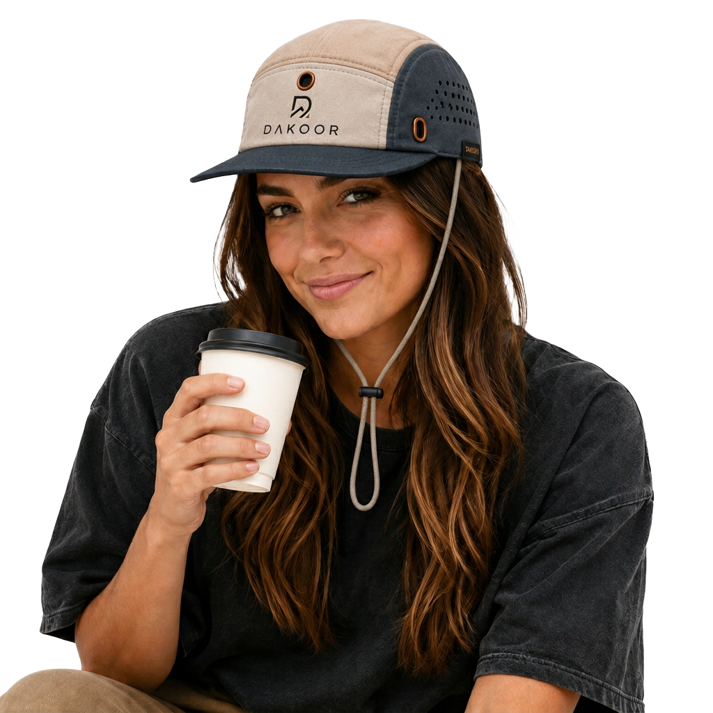 Femme portant la casquette en mode chill